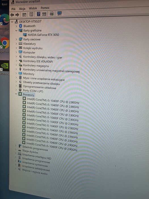 PC Komputer Gamingowy RTX 3050 8g| i5-10400f | 1TB SSD nvme | 16GB Ram