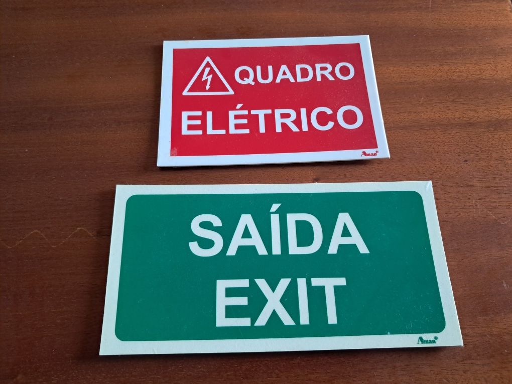 Placas sinalética