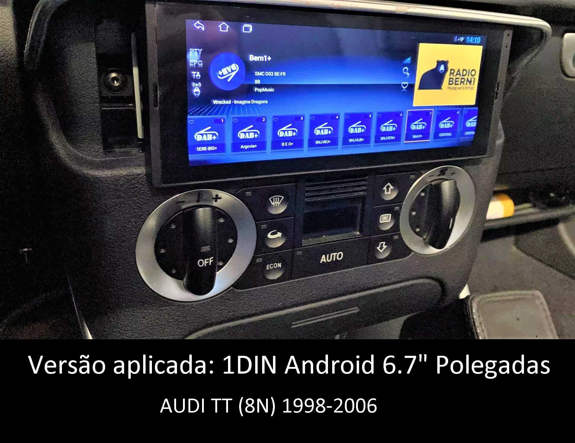 (NOVO) Rádio 2DIN Audi TT (Desde 1998 a 2014) • Android GPS • 8N 8J