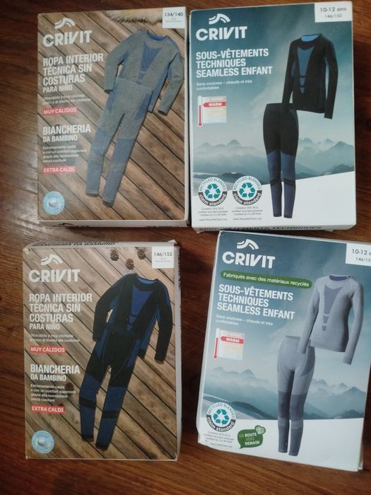 Термо білизна crivit Німеччина від 134 до 164