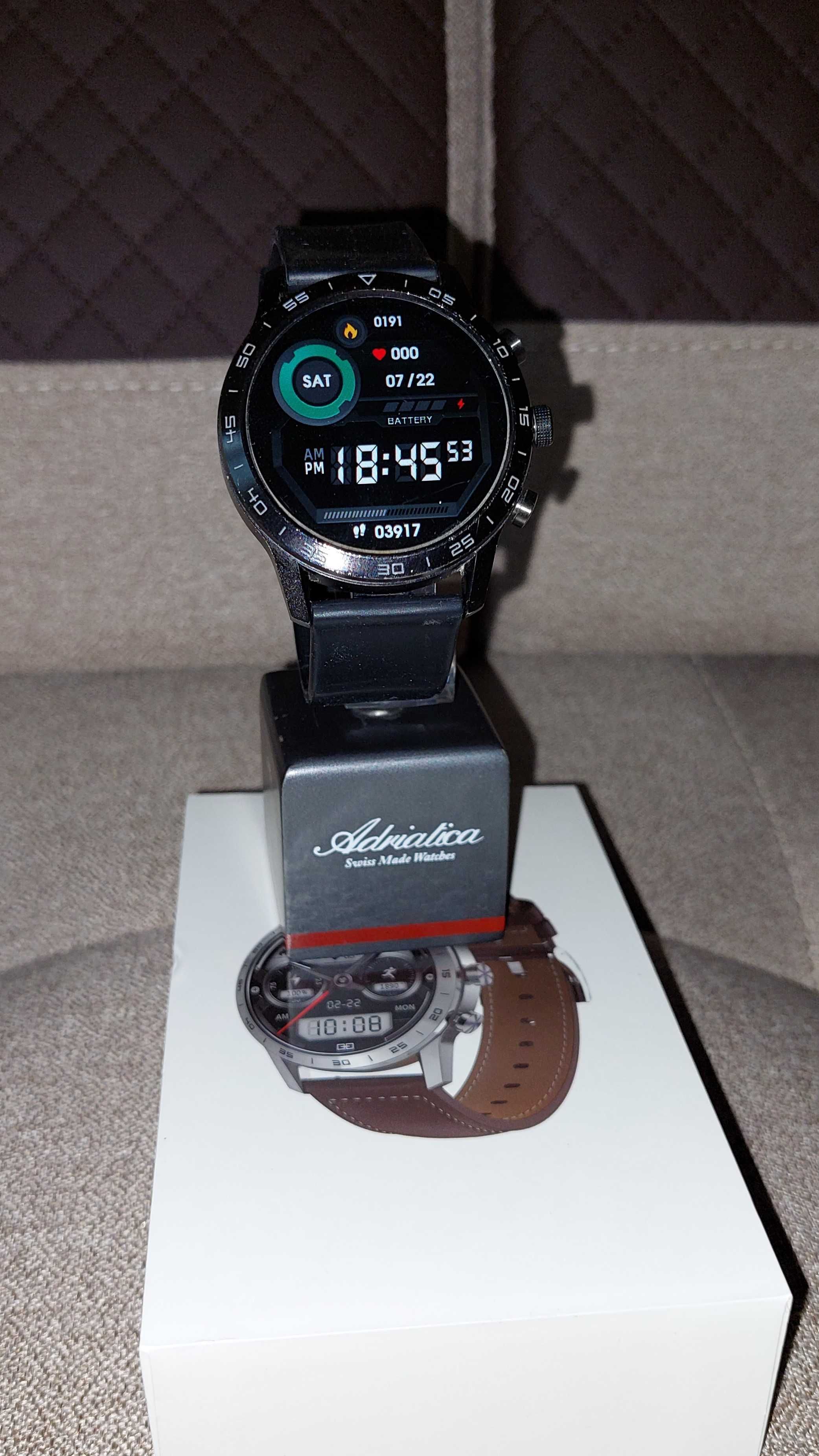 Smartwatch biznesowy SANLEPUS + akcesoria