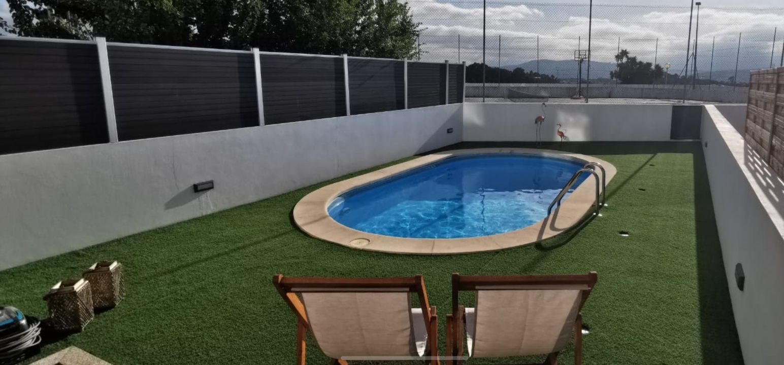 Vedação para exterior com 9,5m