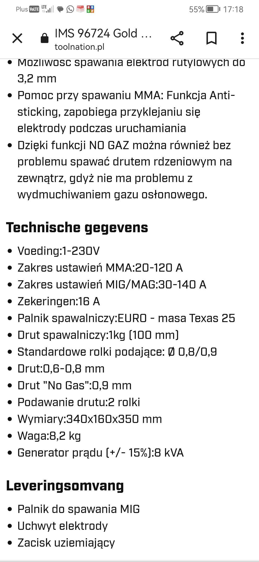 Spawarka GOLDMULTI 140-2