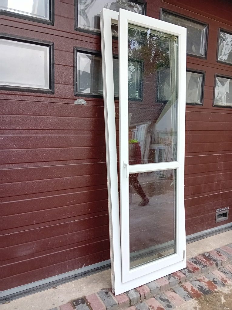 Drzwi okno balkonowe 83x230/233 pcv plastikowe DOWÓZ CAŁY KRAJ
