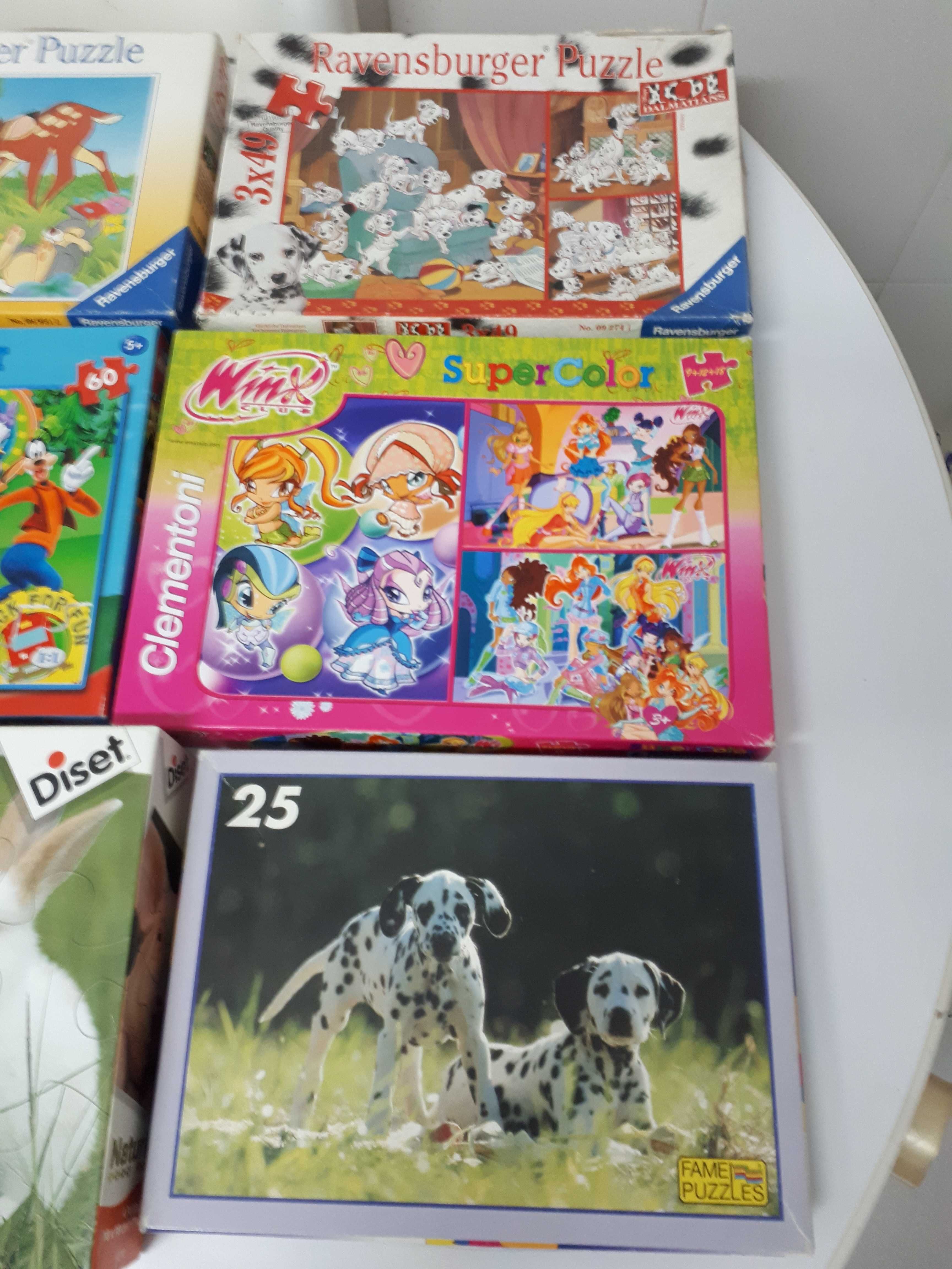 Puzzles vários temas 9 unidades