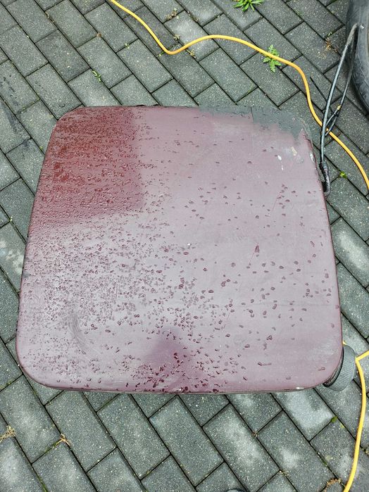 Zbiornik paliwa naczepy na ropę ze stelażem 60 x 57 x 35 cm