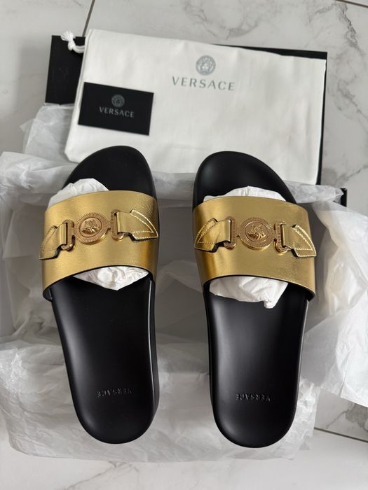 Мужские шлёпанцы Versace 42 размер