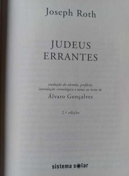 Judeus Errantes - Joseph Roth