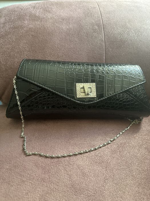 Клачт новий шкіряний чорний