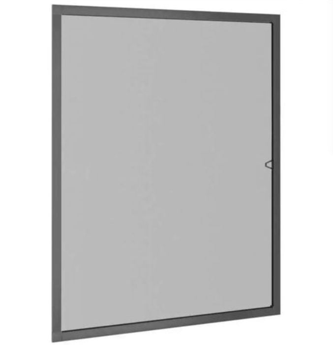 Moskitiera okienna aluminiowa 100x120 antracyt