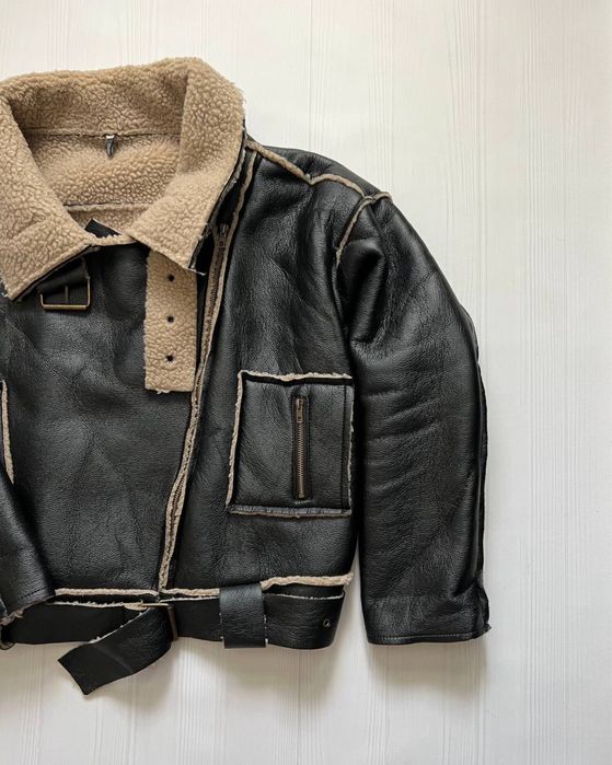 Женская куртка косуха на меху