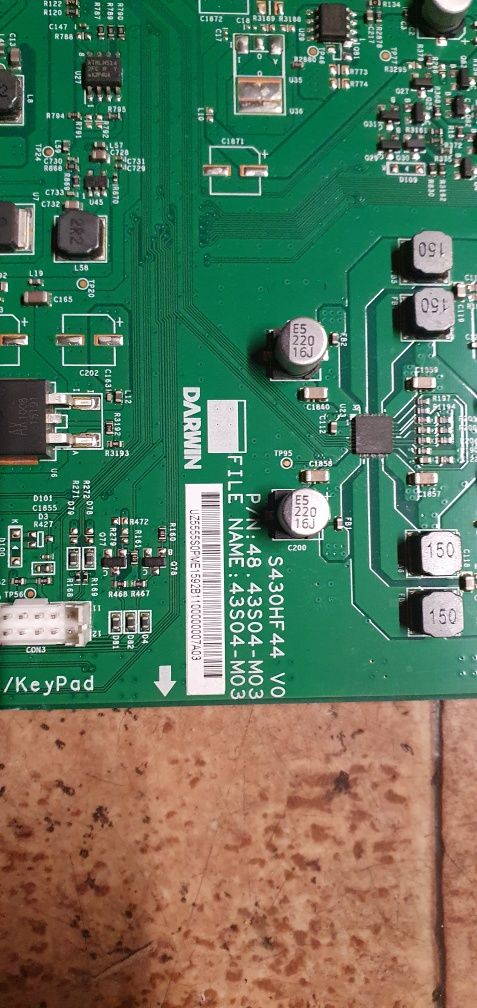Płyta główna zasilająca t-con monitor Toshiba