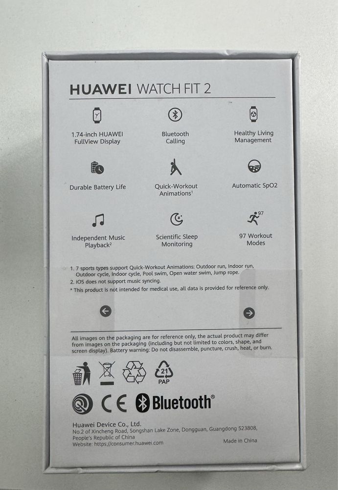 Huawei Watch Fit 2 classic rozowy