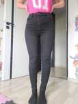 Nowe spodnie skinny denim czarne rozmiar s sinsay wysoki stan