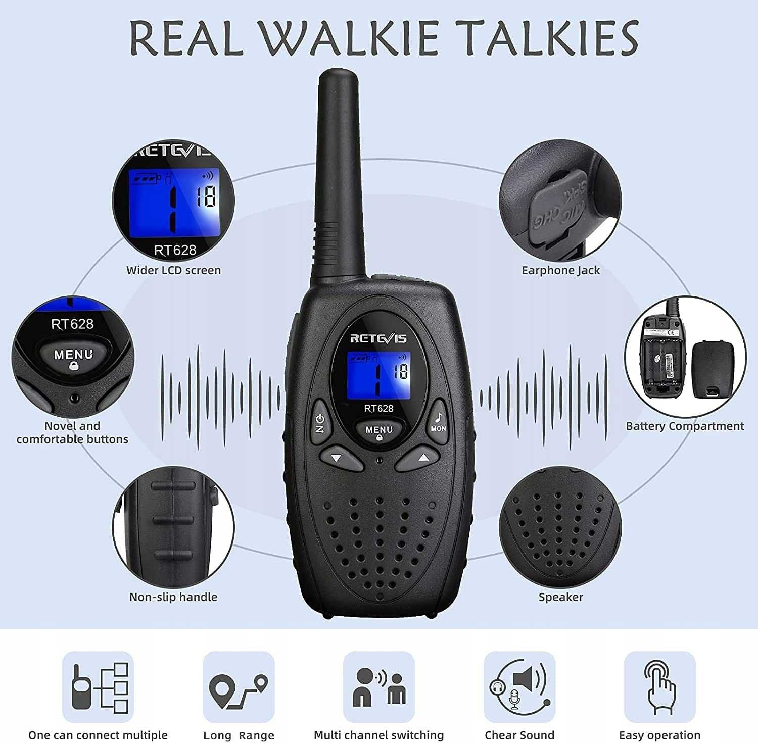 Walkie talkie dla dzieci Retevis RT628