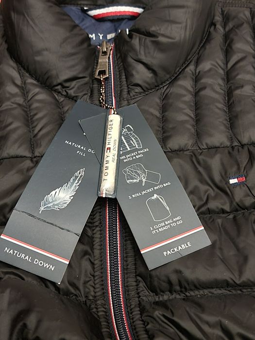 Оригінал 100% чоловічий натуральний пуховик tommy hilfiger  s