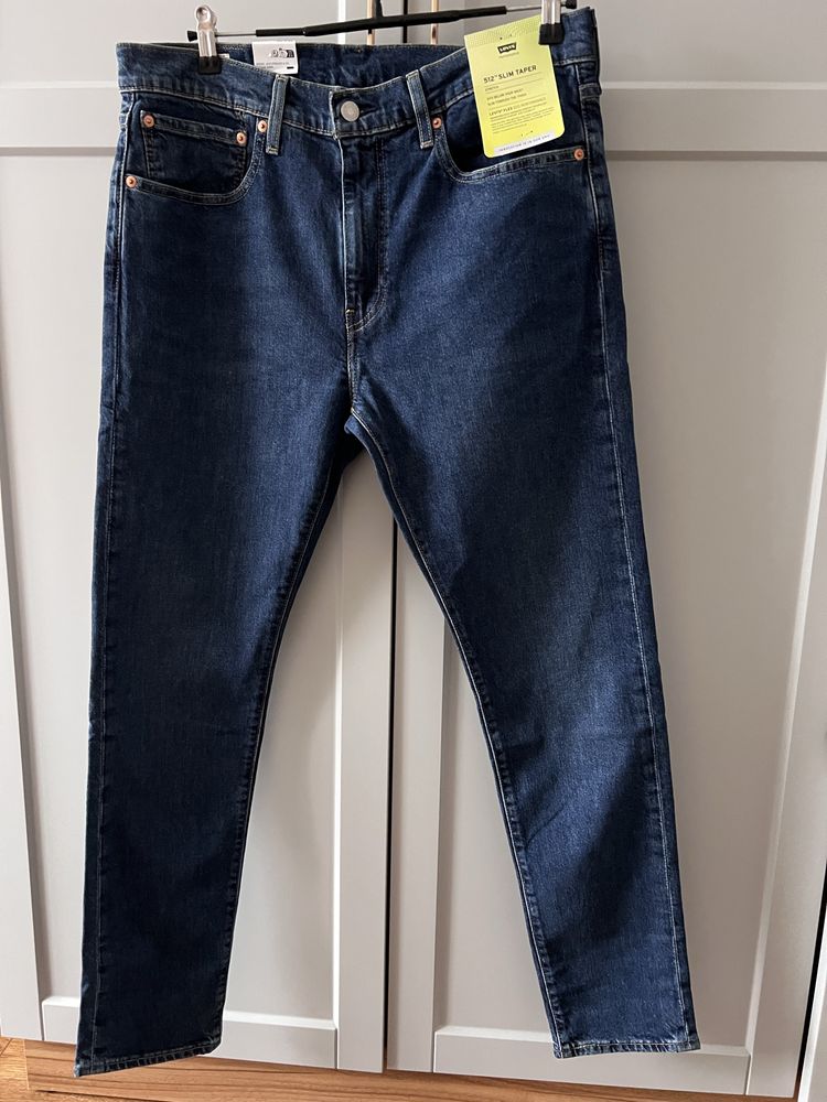 Чоловічі джинси сині оригінальні Levi’s 501 Straight fit