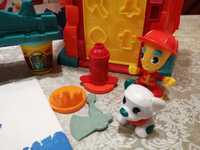 Плей до. Play-Doh Пожарная станция. HASBRO с коробкой