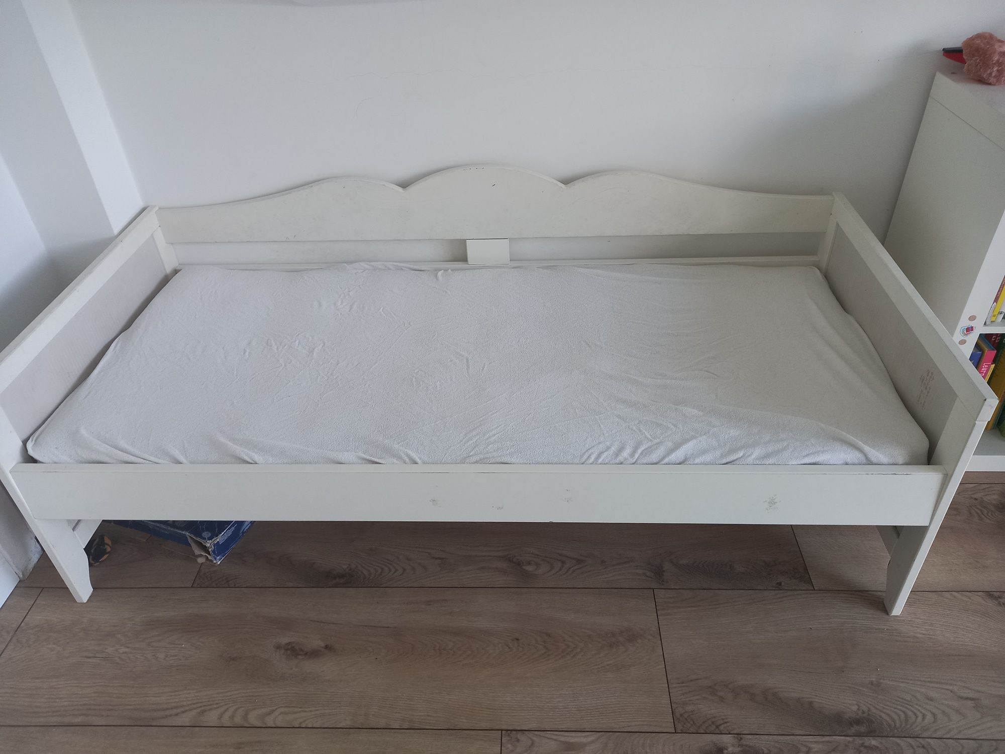 Łóżko dziecięce Ikea pojedyncze białe 90x180