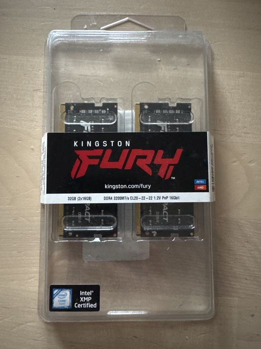 Pamięć RAM KINGSTON Fury Impact 32GB (2x16GB) 3200MHz