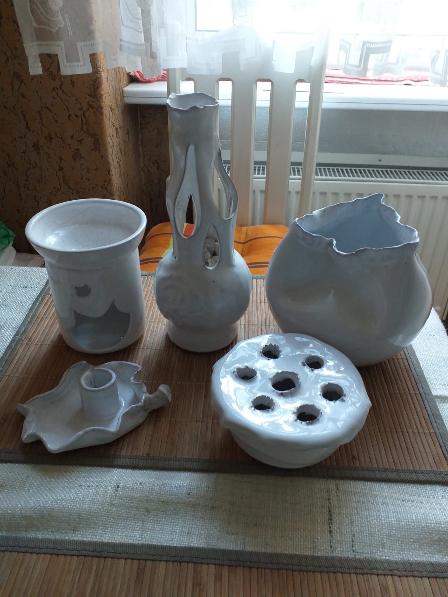 Ceramika - PRL, ręczne prace