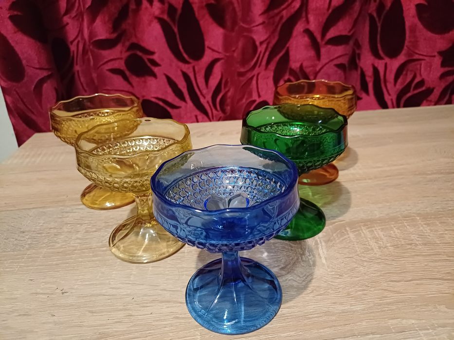 Pucharek szklany Ząbkowice 5 sztuk