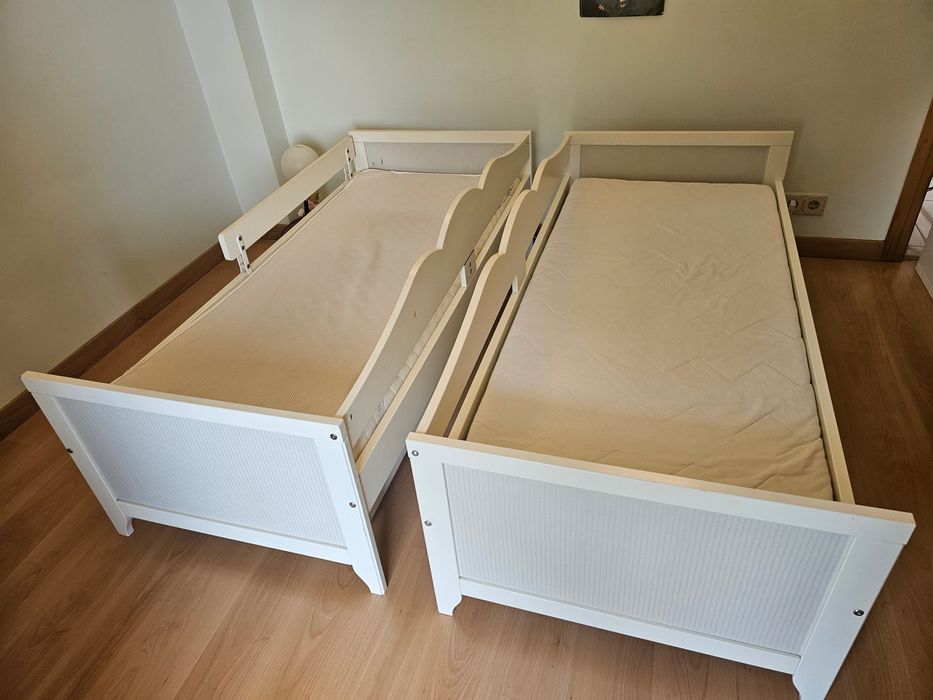 2 camas criança 70x160, com colchões - Ikea