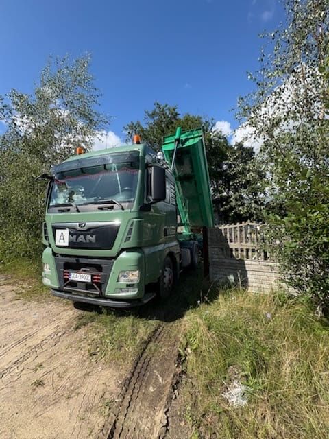 Piasek, kamień, Gruz mielony, czarnoziem, żwir, wykopy, Transport