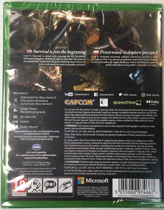 Resident Evil 4 Xbox Series X Nowa / Poznań/ Zamiana/ Sprzedaż