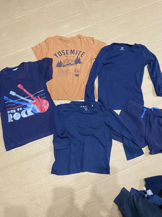 Duzy zestaw ciuszkow dla chlopca 116-128