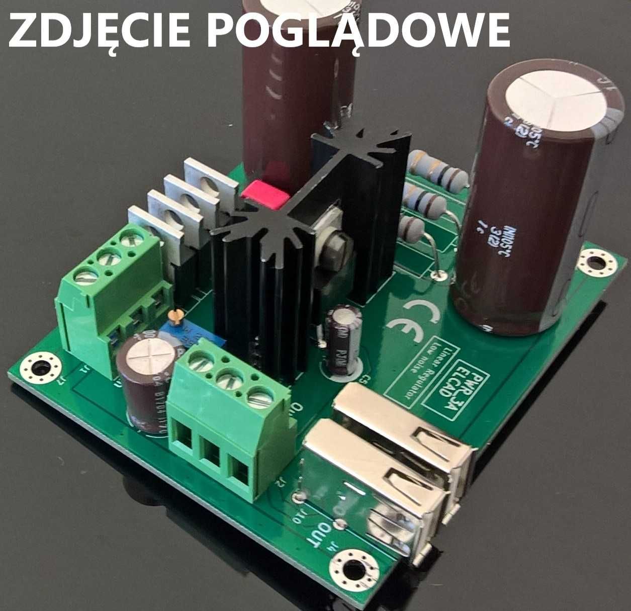 Płytka pcb - zasilacz liniowy niskoszumny LM317, LM350, LT1085