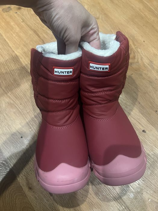 Оригінальні зимові чоботи, сапожки Hunter