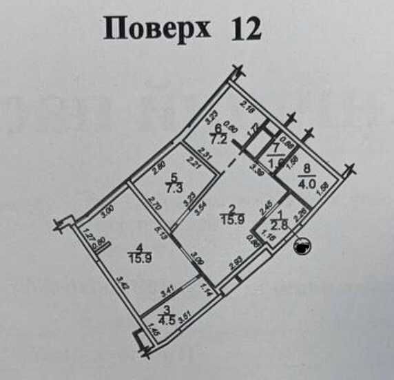 продаю 2-х комнатную в 45 Жемчужине