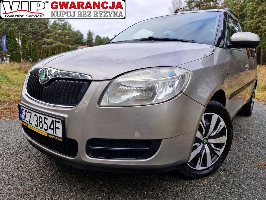 Skoda Roomster 1.6 MPI-105KM Serwis Bezwypadkowy Gwarancja VIP ZAREJESTROWANY