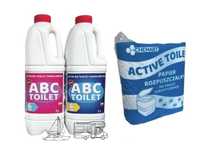 Zestaw płynów turystycznych ABC 2L x 2 + papier rozpuszczalny