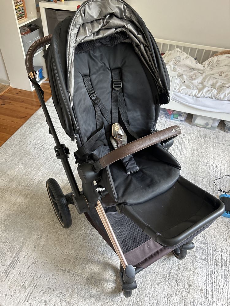Cybex Priam 2.0 rose gold , spacerówka + gondola