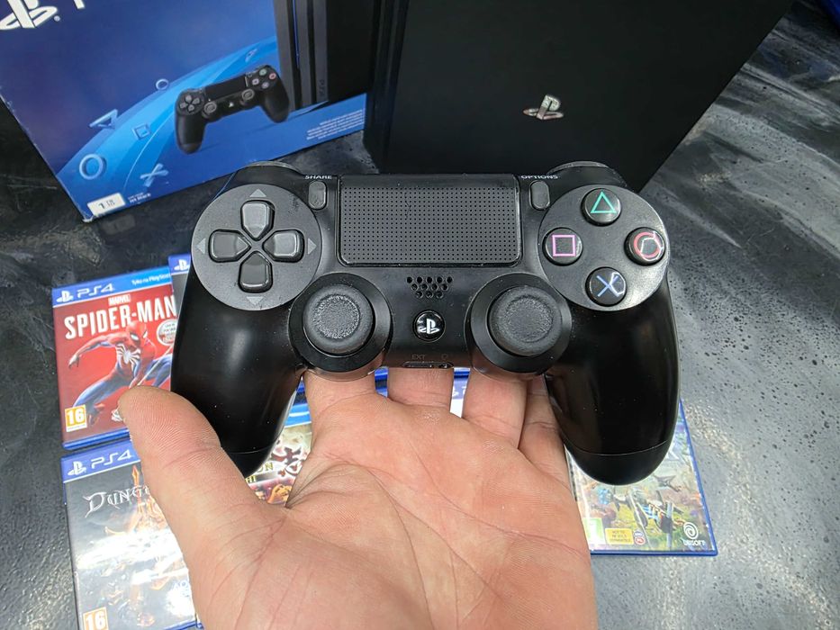 Konsola Playstation 4 PS4 PRO 1TB + 10 gier Gwar 6 mies SKLEP ZAMIANA