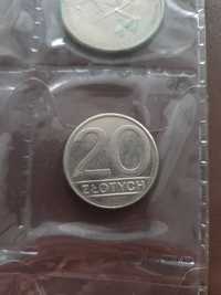 20 zlotych moneta 1989 rok