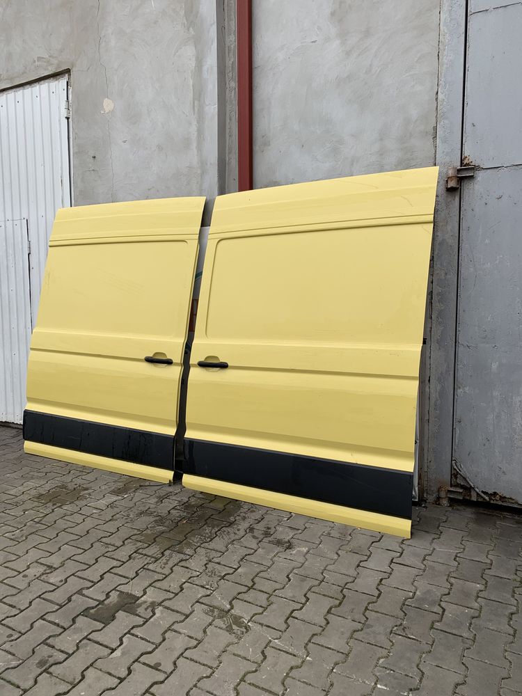 Двері бокові виїзні високі жовті Відсувні Крафтер новий VW Crafter 2
