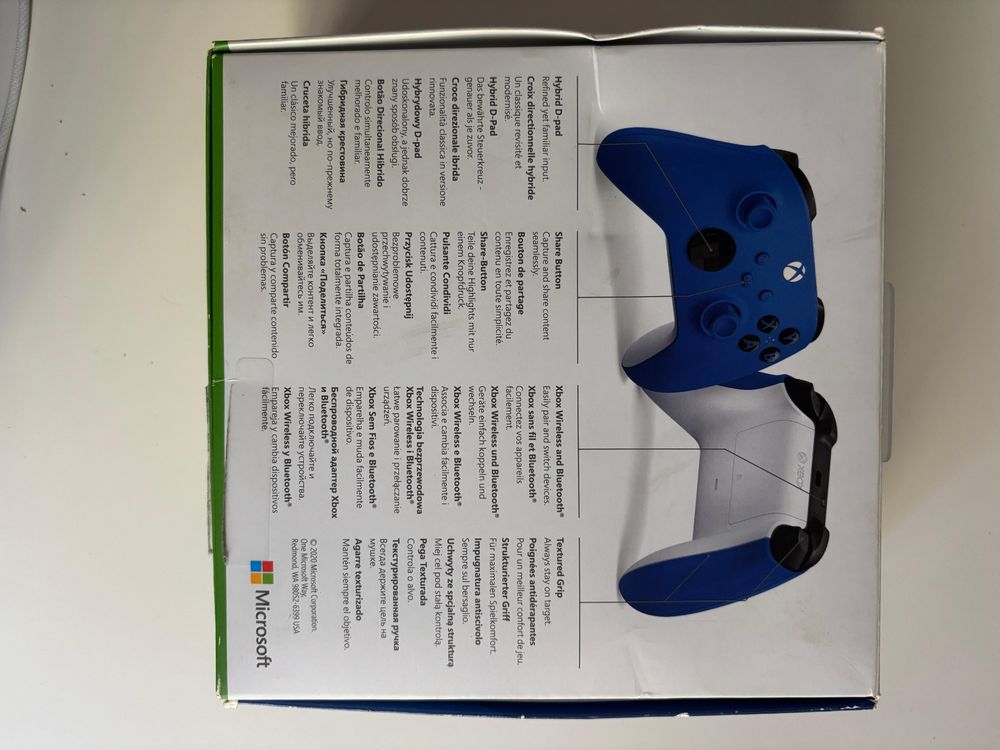 Comando Xbox azul