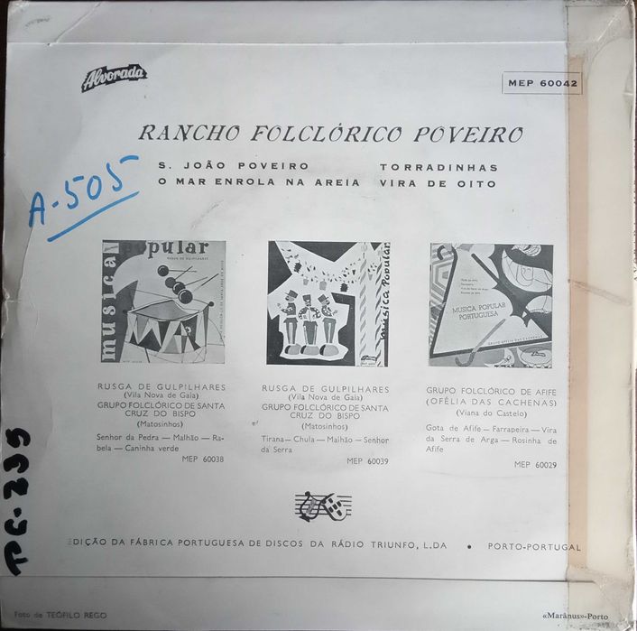 Grupo Folclórico Poveiro	- - - - -	S. João Poveiro	- - - - -	EP