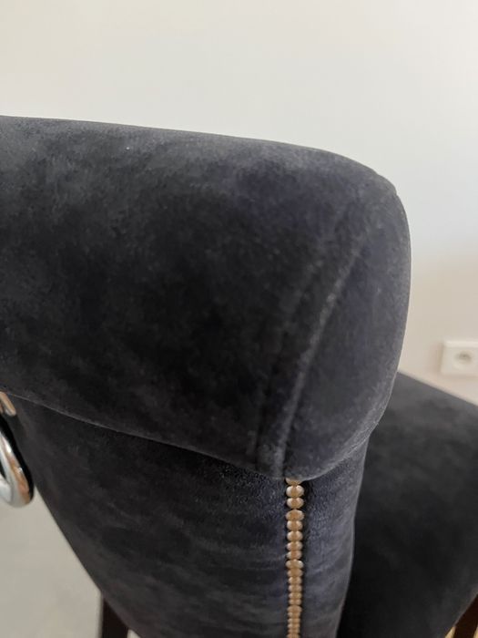 Krzesło tapicerowane chesterfield