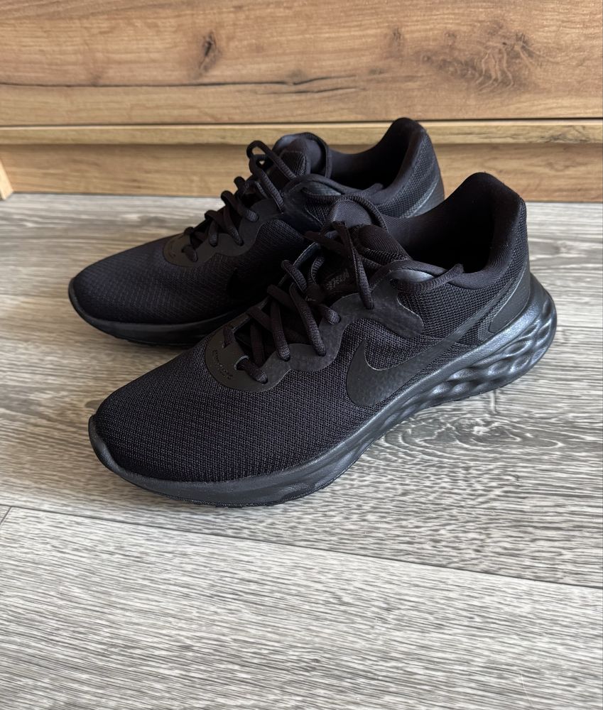 Мужские Кроссовки оригинал для бега NIKE чёрные