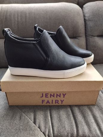 Nowe buty botki na koturnie rozmiar 37 Jenny Fairy