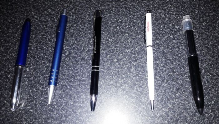 Canetas com publicidade para coleccionadores