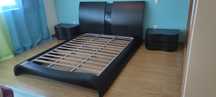 Vende se cama de casal 150x195 cor preto