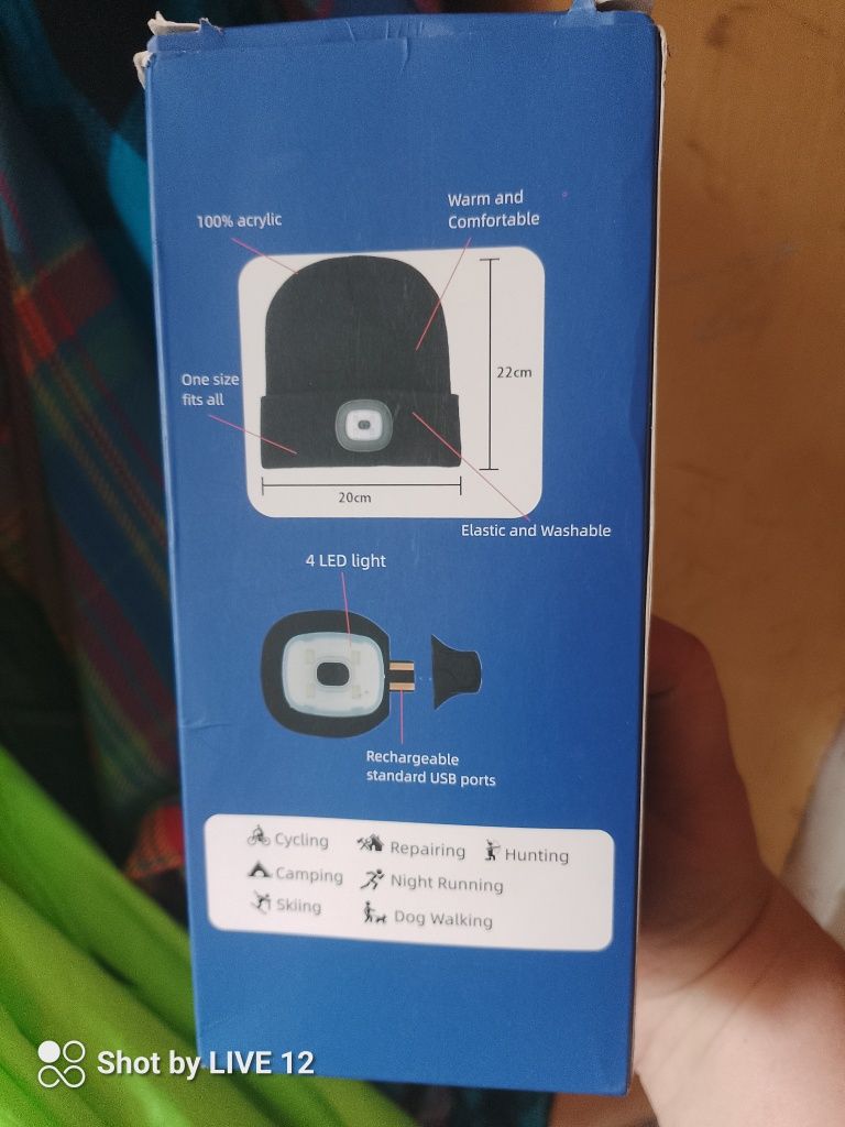Czapka z latarką