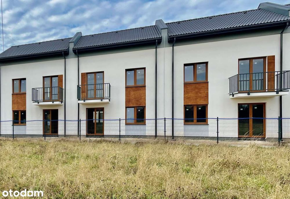 Nowoczesne segmenty z ogródkiem, bez PCC, dla rodziny, stacja SKM