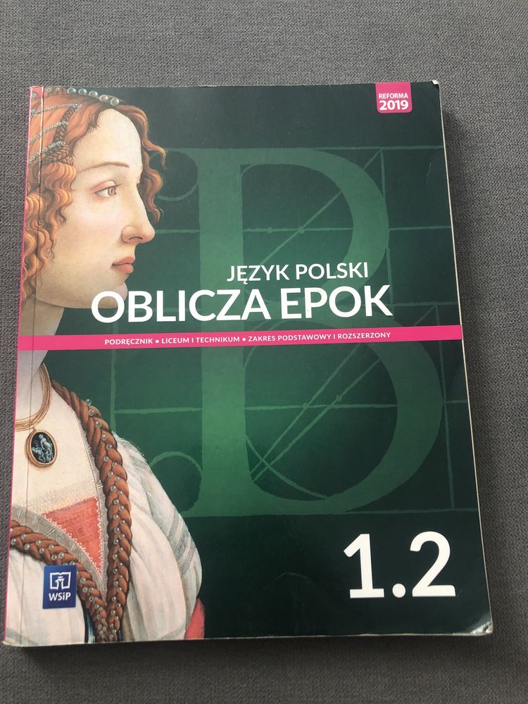Podręcznik język polski OBLICZA EPOK 1.2
