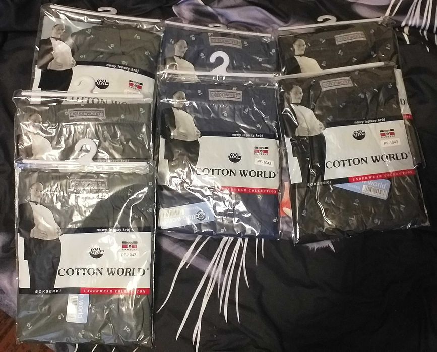 Bokserki bawełniane Cotton World 6XL.